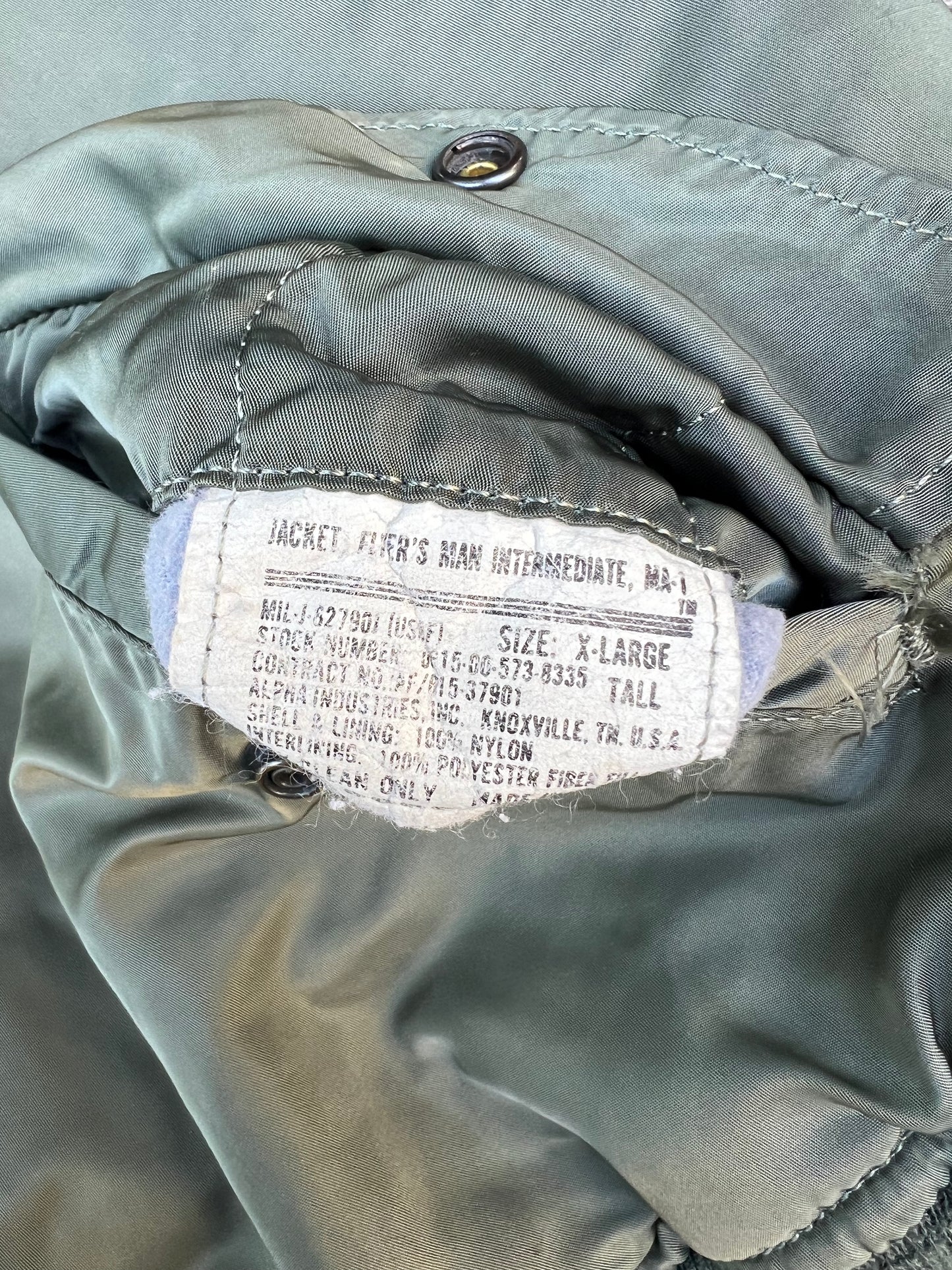 Vintage Military - Alpha Industries Bomber Jacket