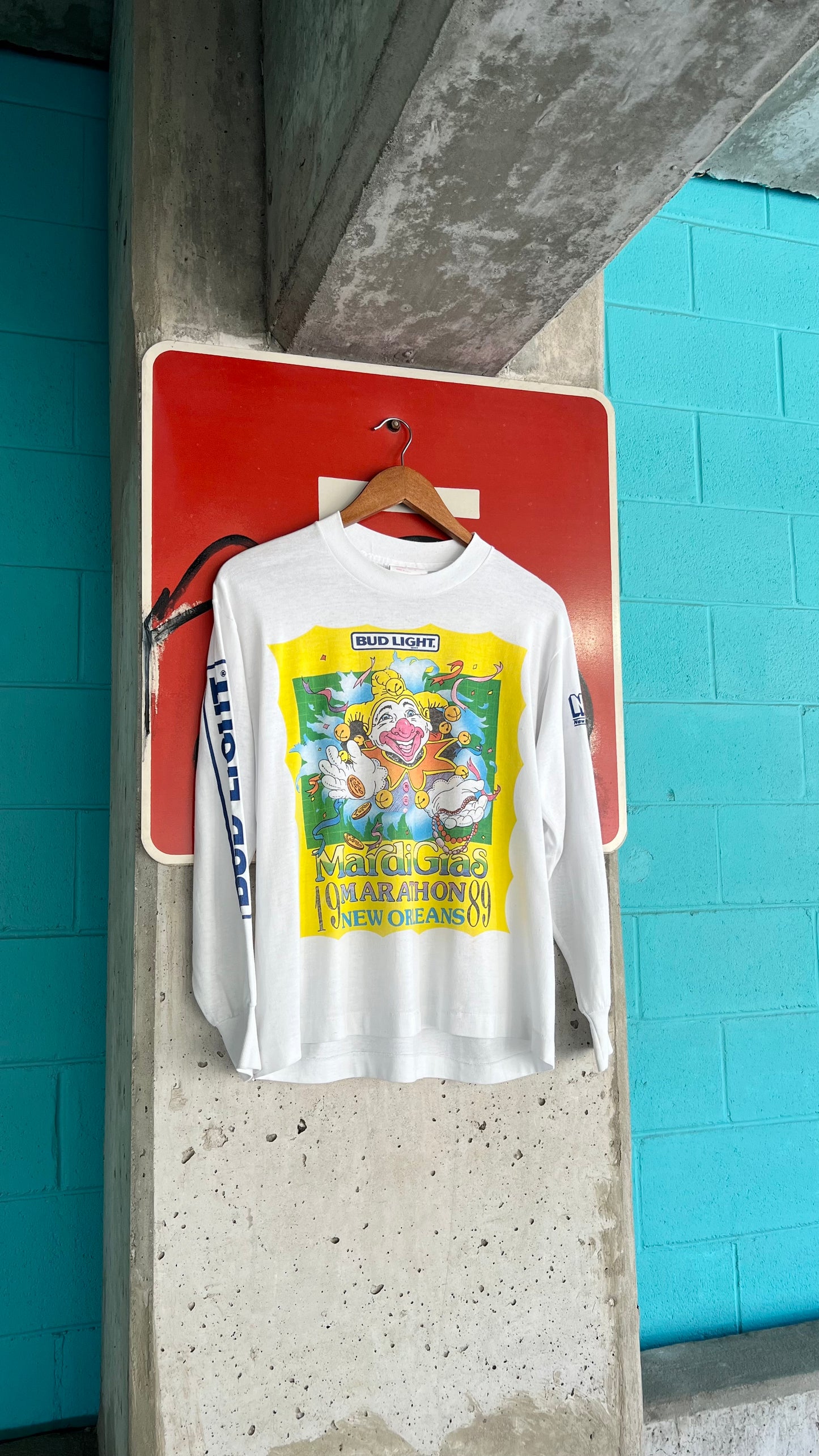 Vintage Bud Light Mardi Gras 89’ Longsleeve