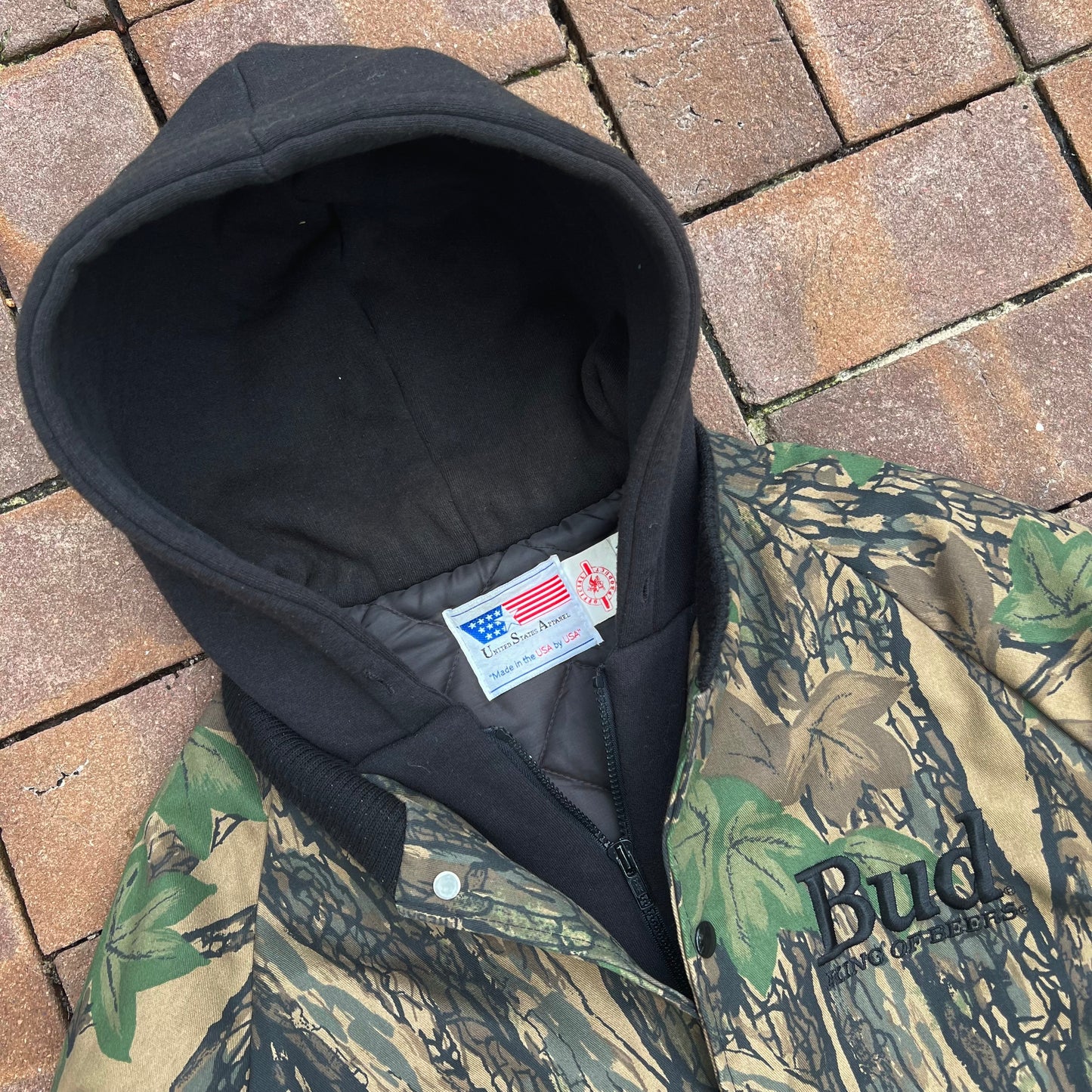 Vintage Budwesier Camo Jacket