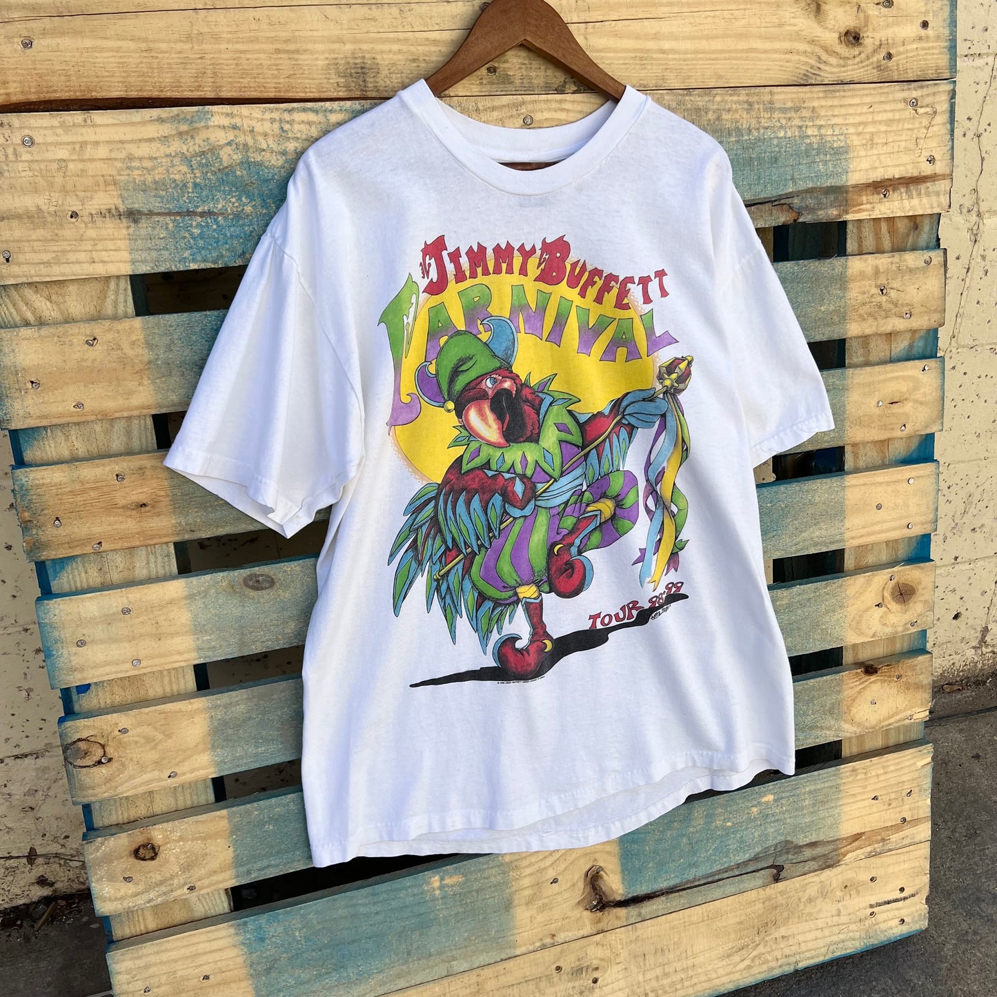 Vintage Jimmy Buffett Carnival Tour tee 88-89’
