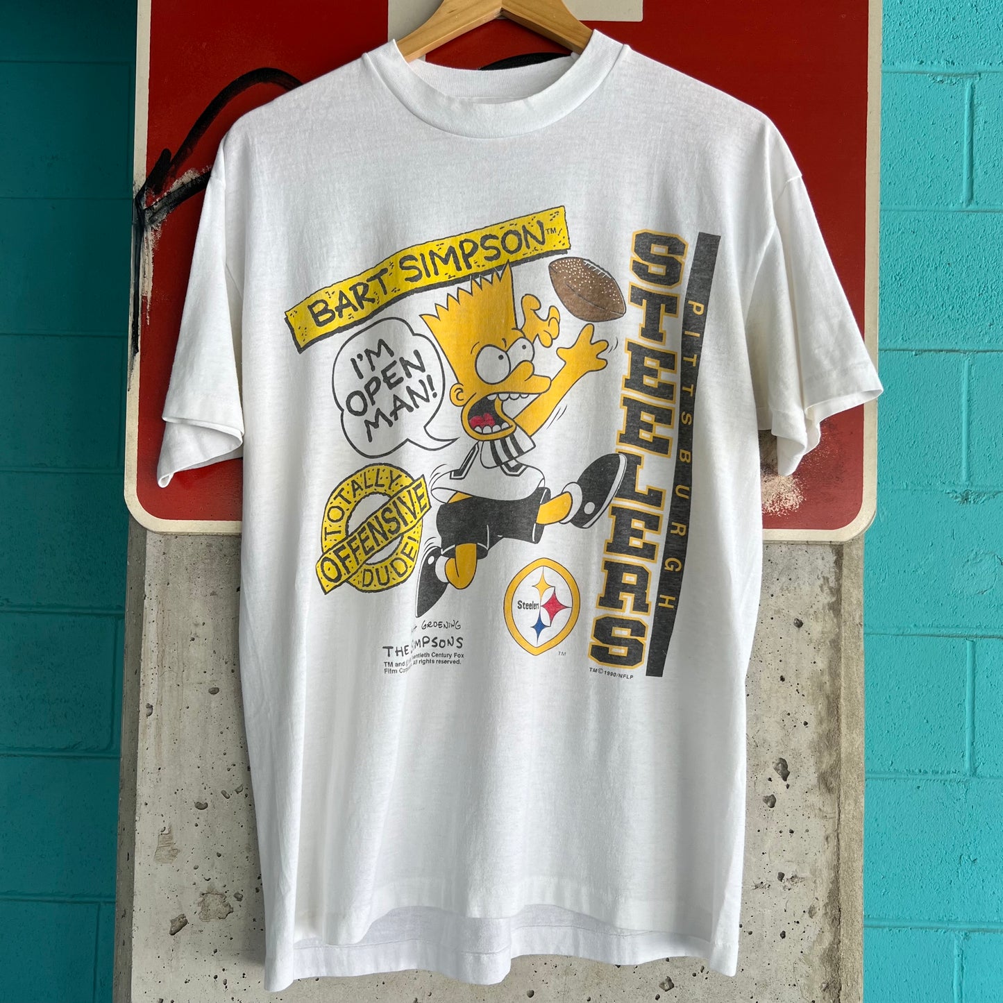 90’s Bart Simpson Pittsburgh Steelers