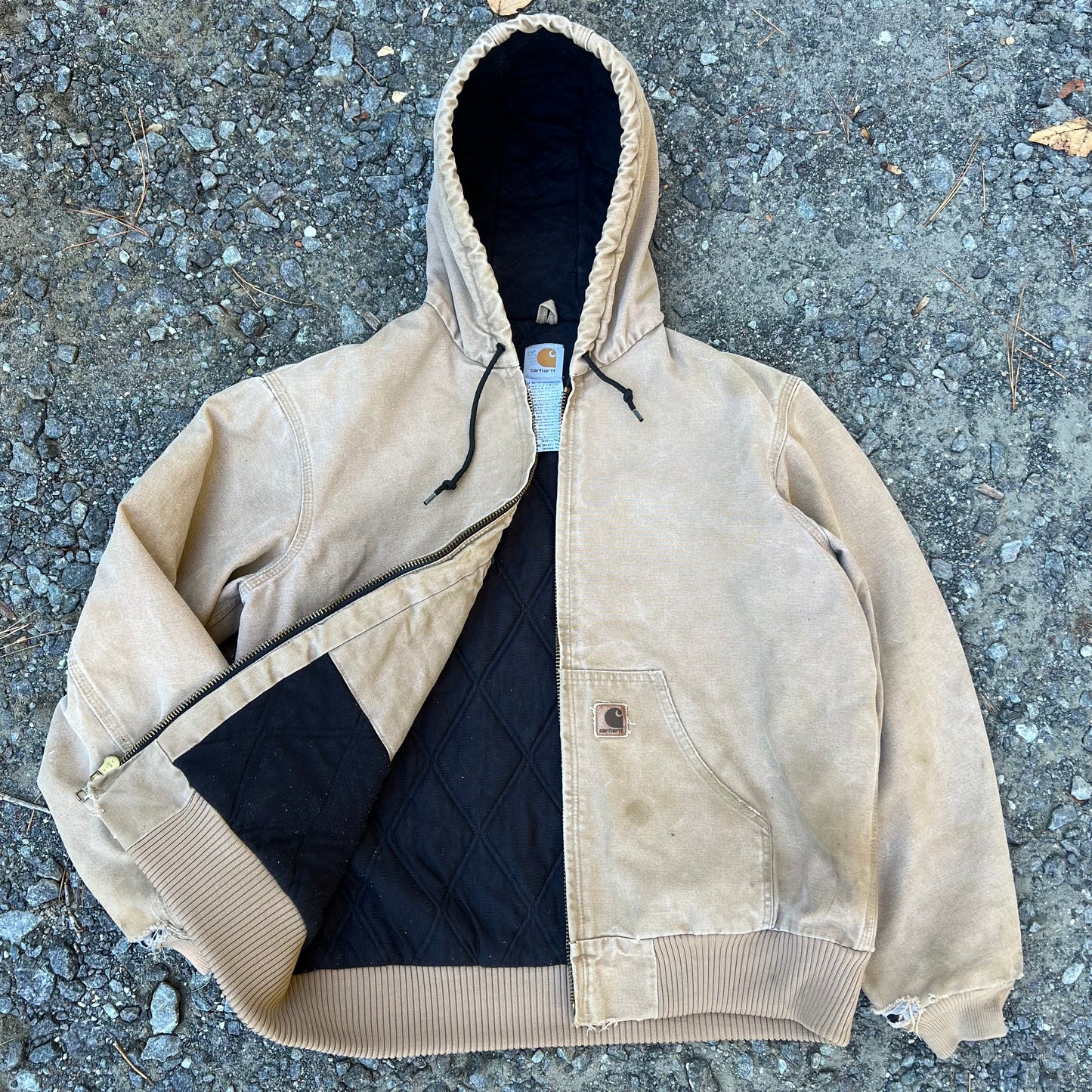 Slight Distressed Khaki Carhartt Jacket