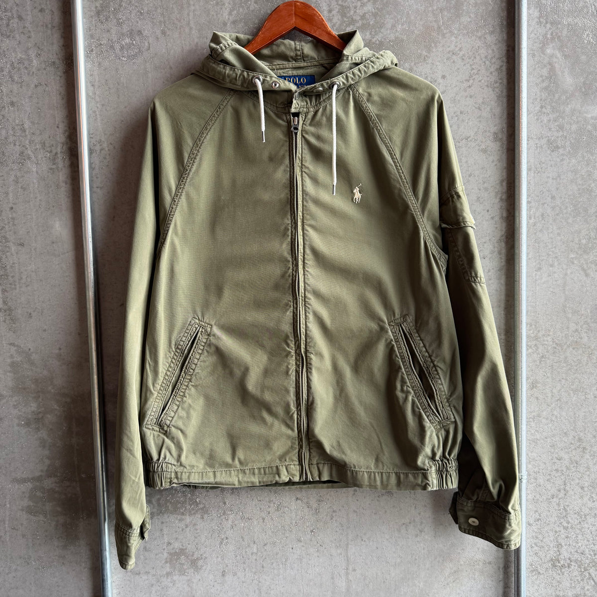 Polo hooded jacket