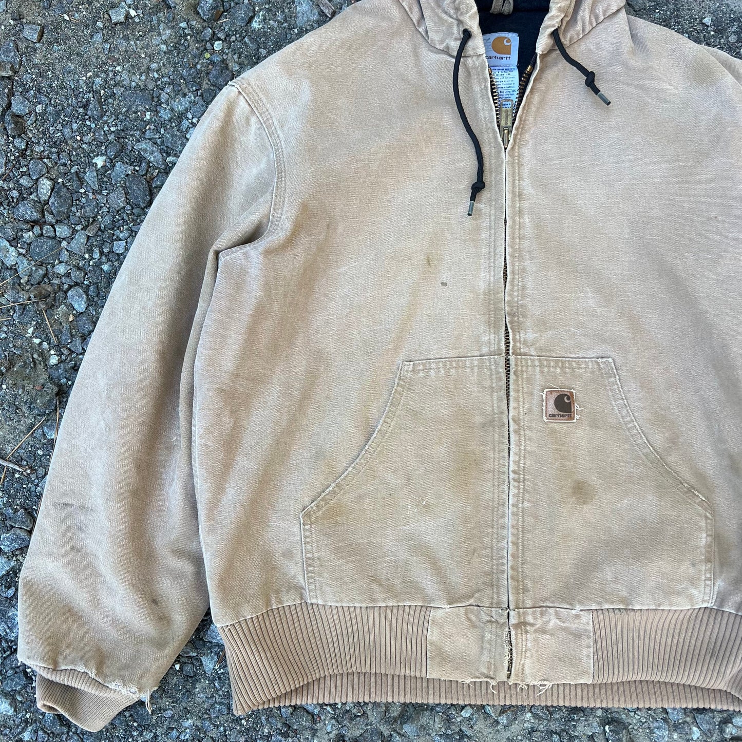 Slight Distressed Khaki Carhartt Jacket