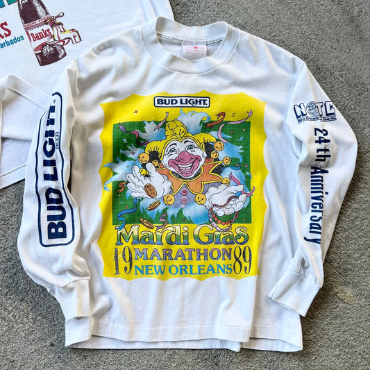 Vintage Bud Light Mardi Gras 89’ Longsleeve