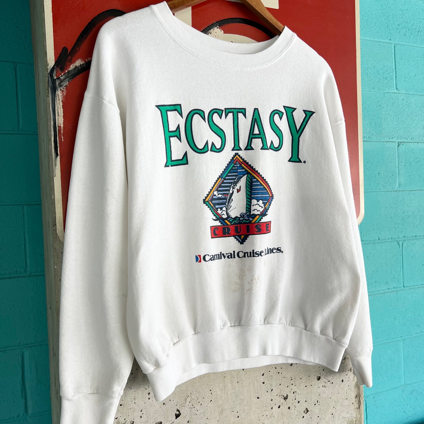 “Ecstasy” carnival cruise crewneck