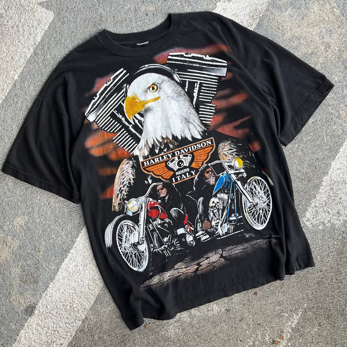 Harley Davidson Italy Vintage Tee