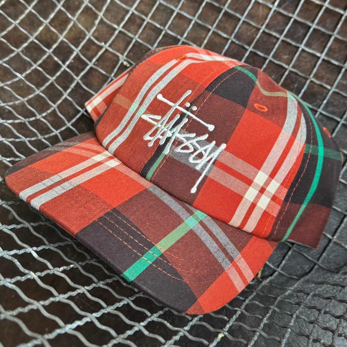 Plaid Stussy Hat