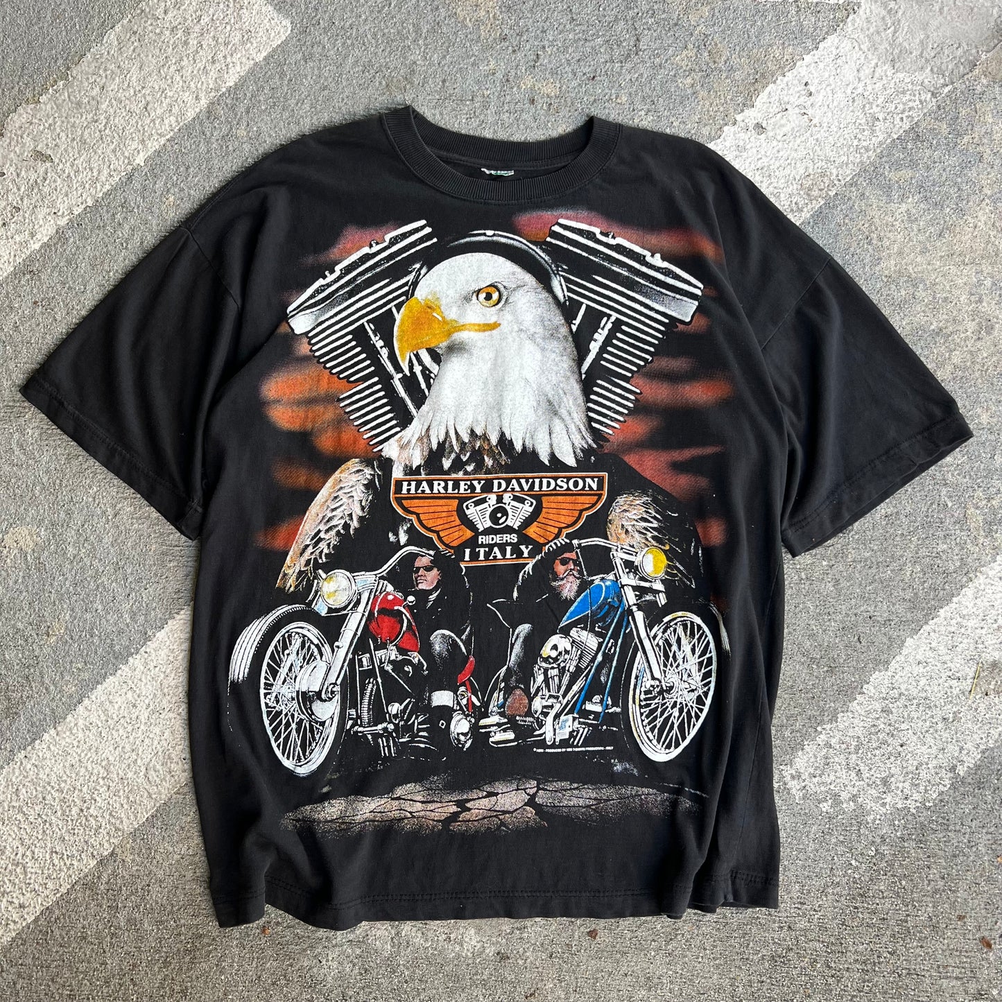 Harley Davidson Italy Vintage Tee