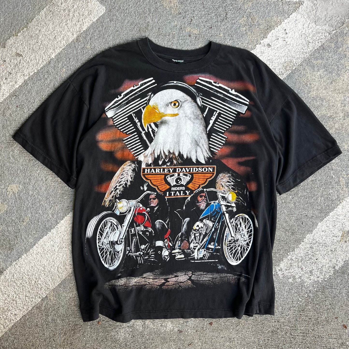 Harley Davidson Italy Vintage Tee