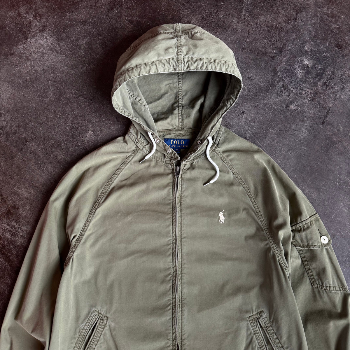 Polo hooded jacket