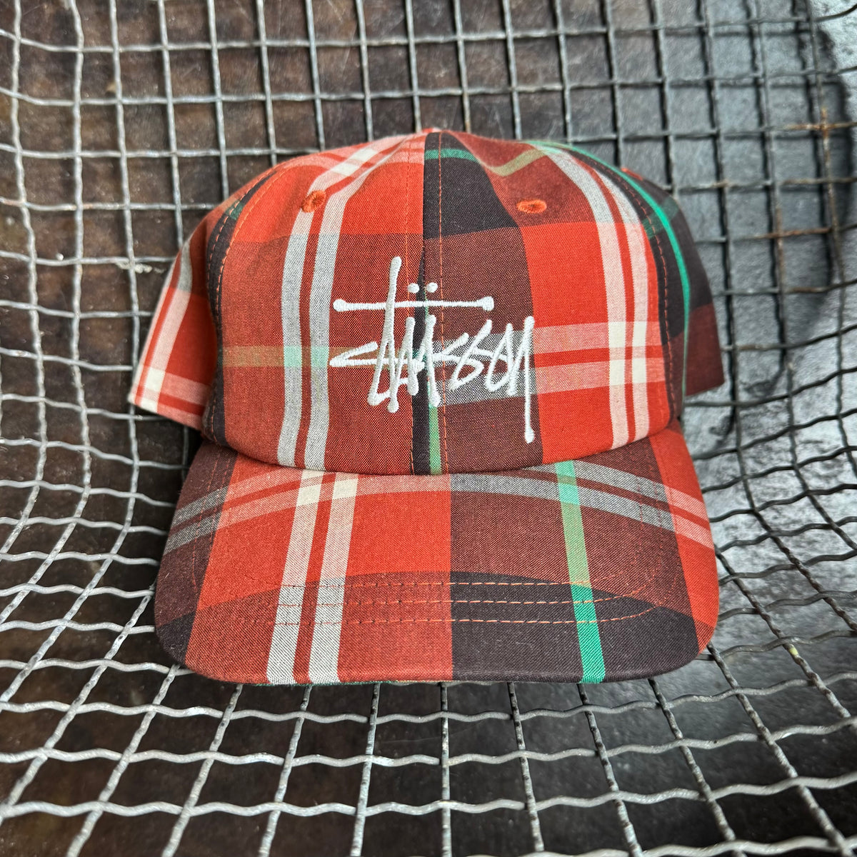 Plaid Stussy Hat