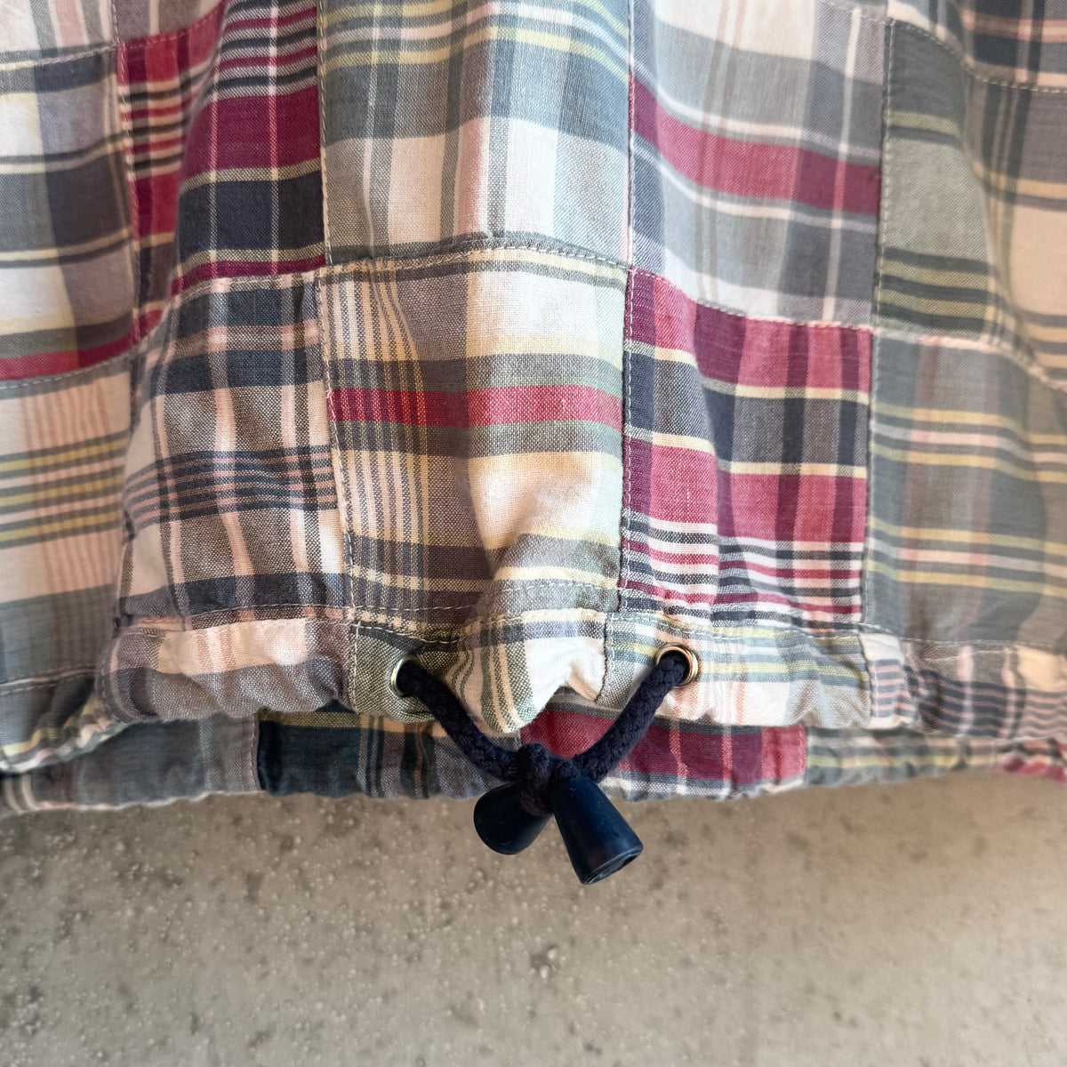 Polo Madras Anorak Pullover