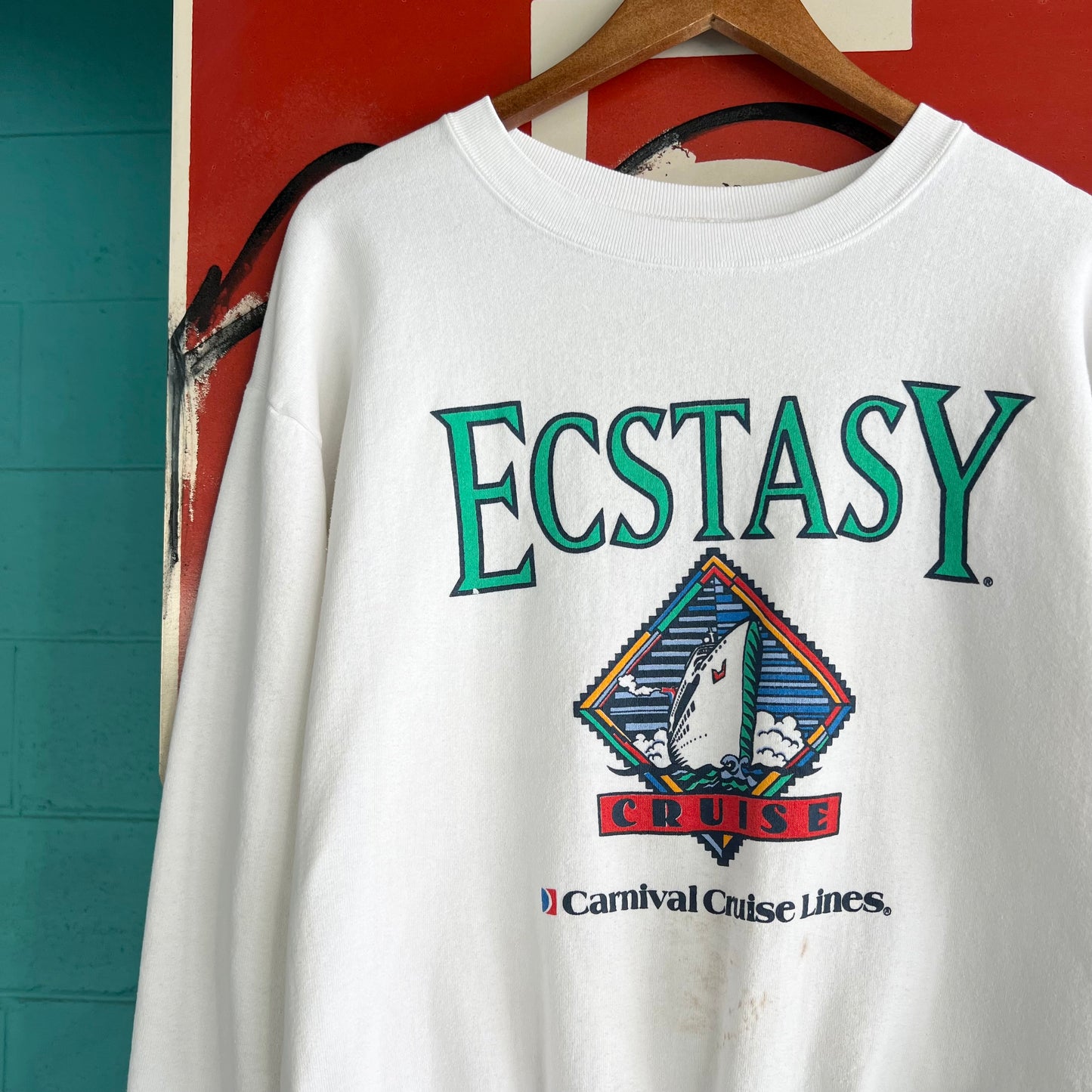 “Ecstasy” carnival cruise crewneck