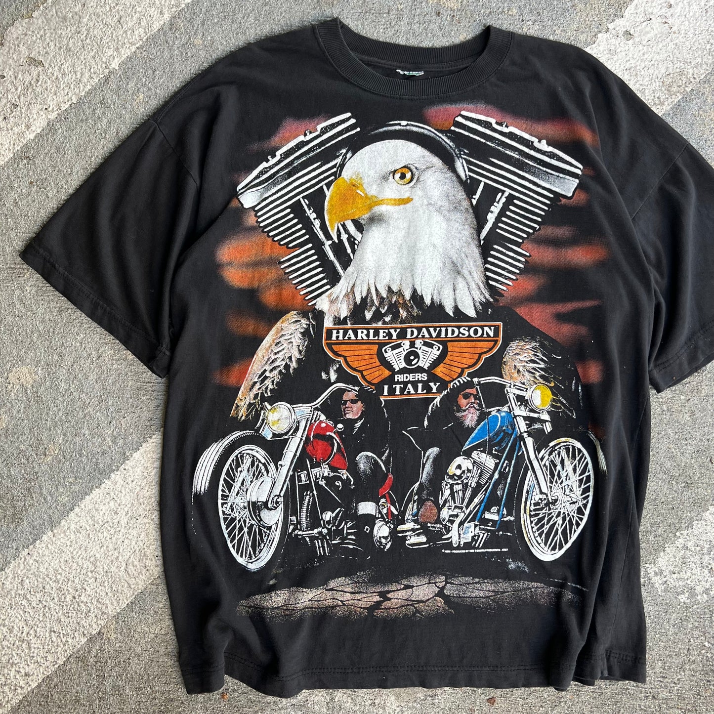 Harley Davidson Italy Vintage Tee