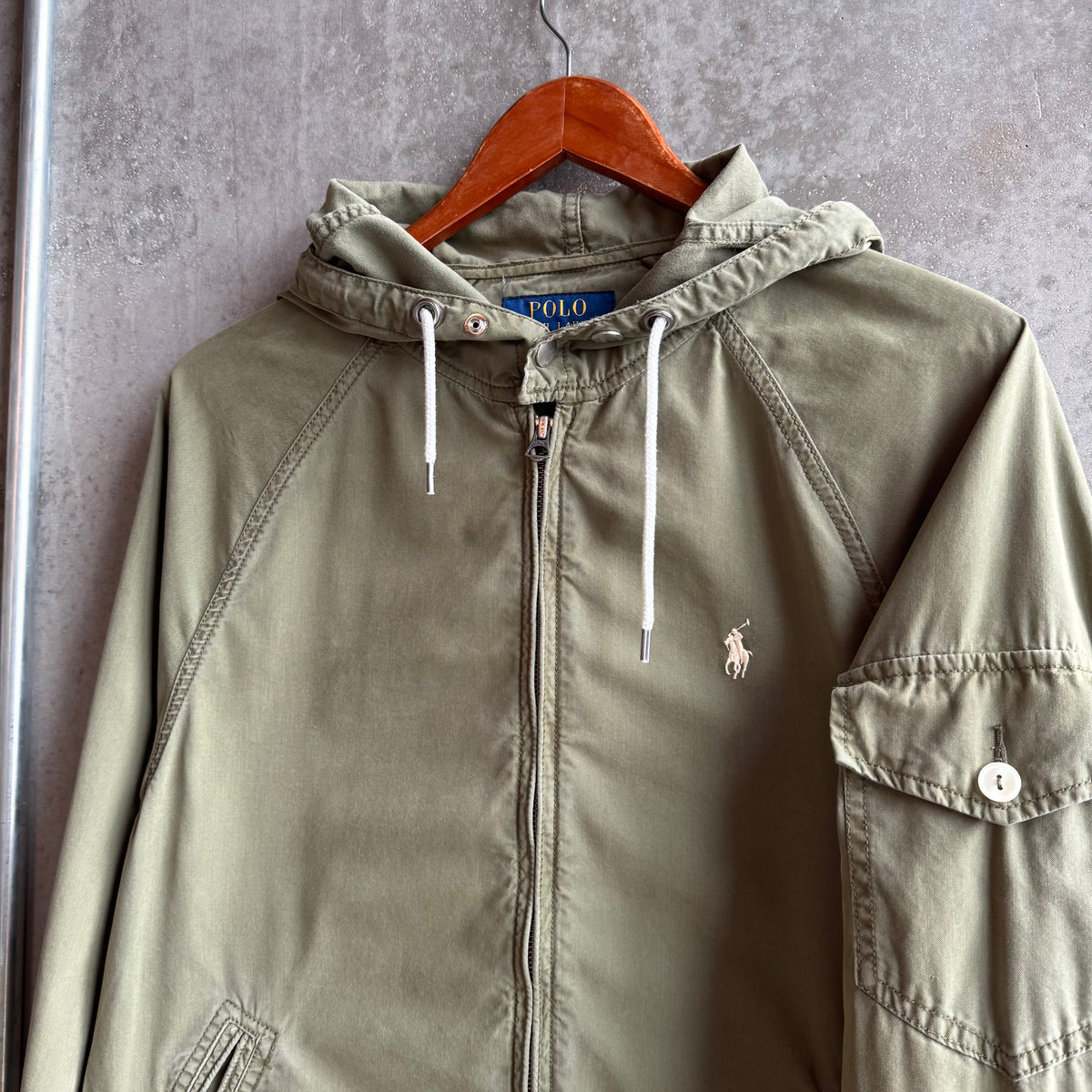 Polo hooded jacket