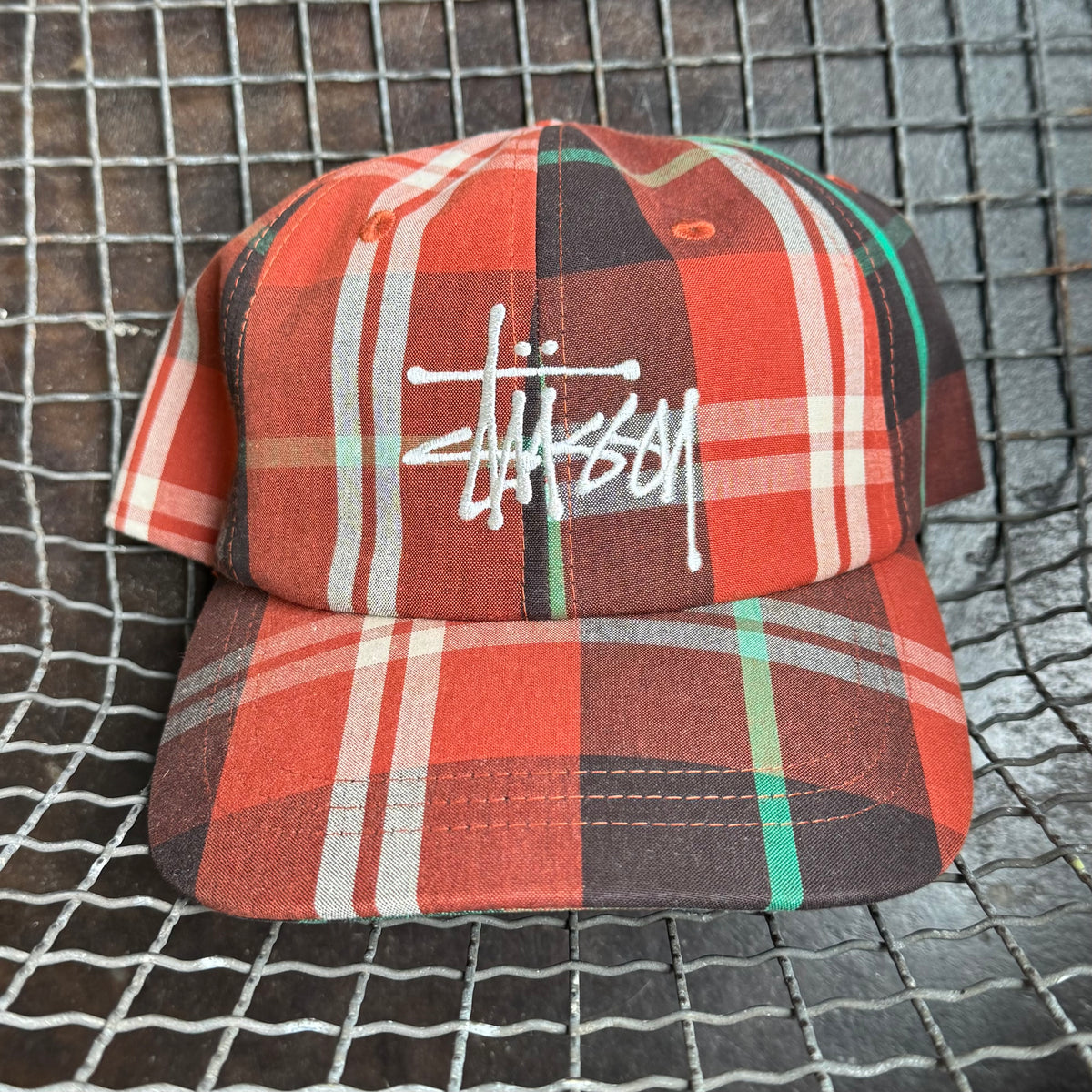 Plaid Stussy Hat