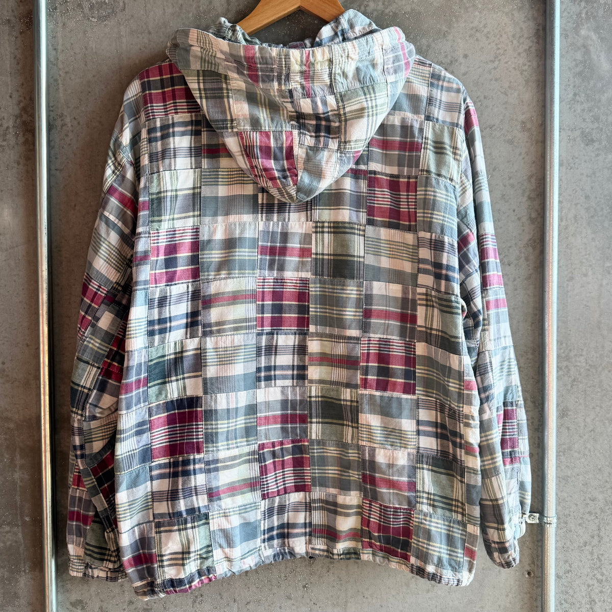 Polo Madras Anorak Pullover