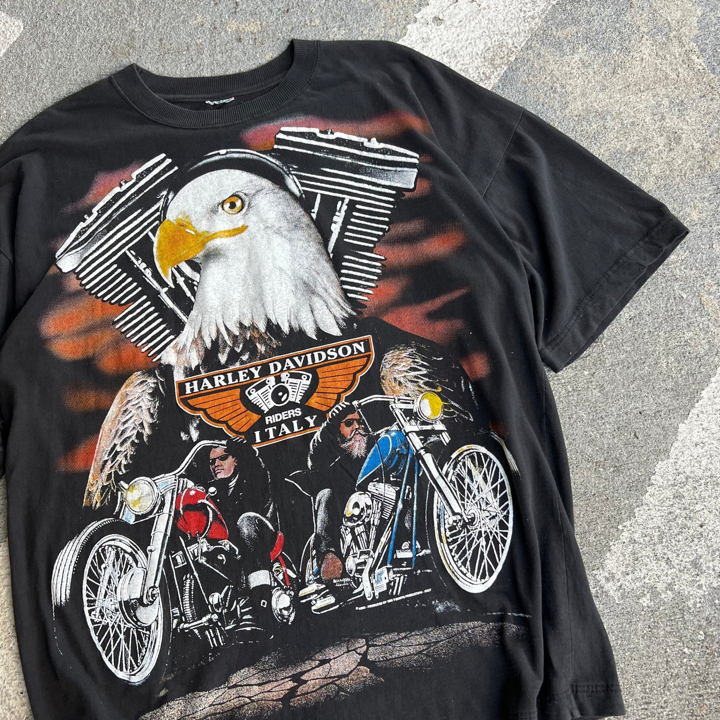 Harley Davidson Italy Vintage Tee