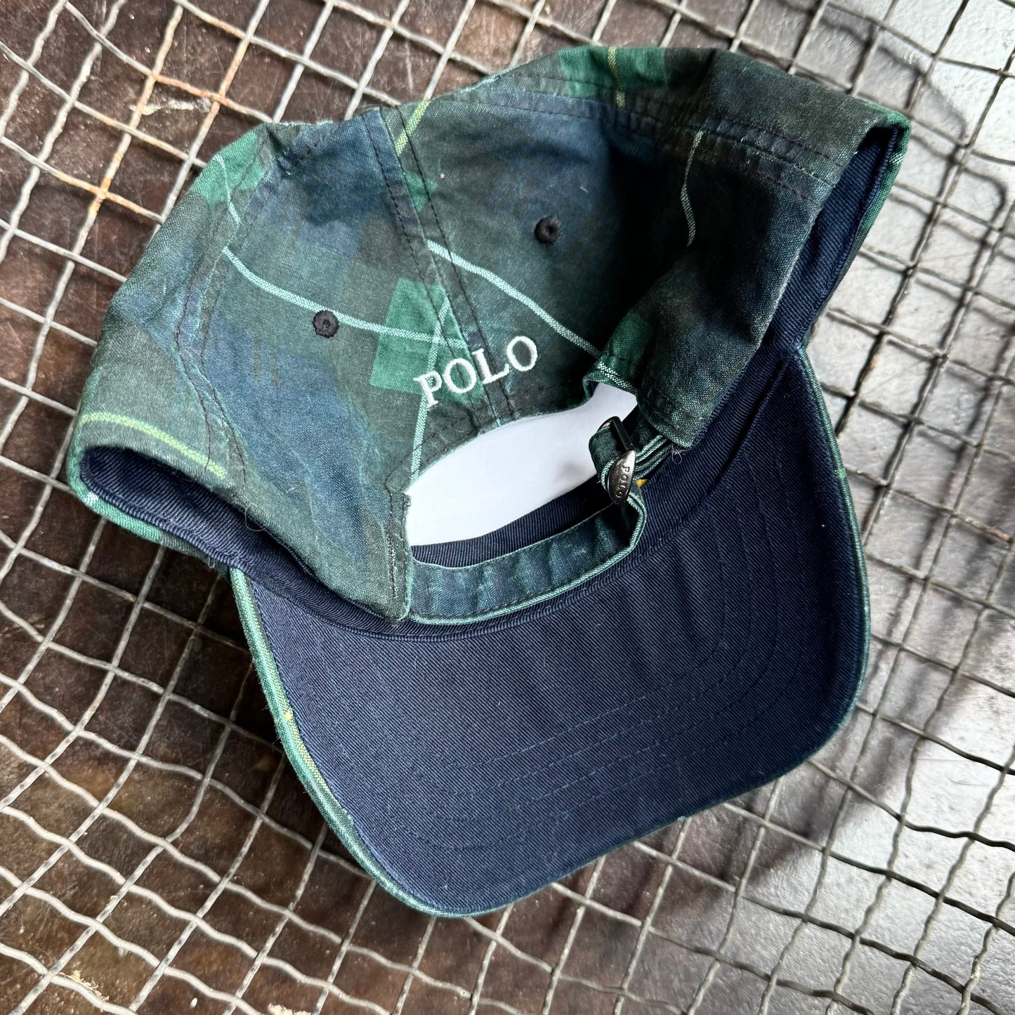 Plaid Polo Hat