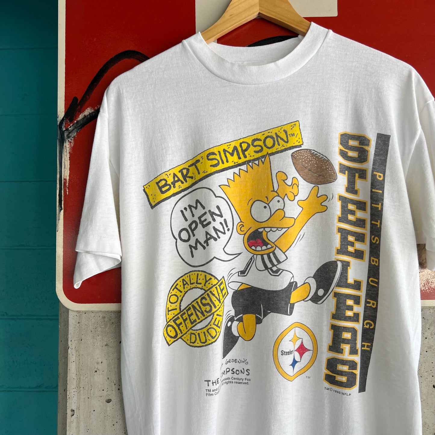 90’s Bart Simpson Pittsburgh Steelers